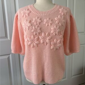 Liz Claiborne pink summer sweater